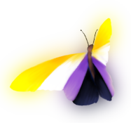Emoji butterfly_nonbinary